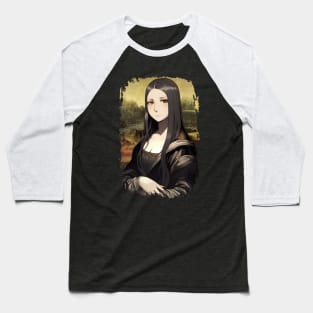 Mona Lisa - Anime Shirt Baseball T-Shirt